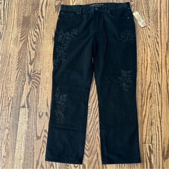 Ralph Lauren Manhattan Black Jeans BEW - Picture 1 of 6